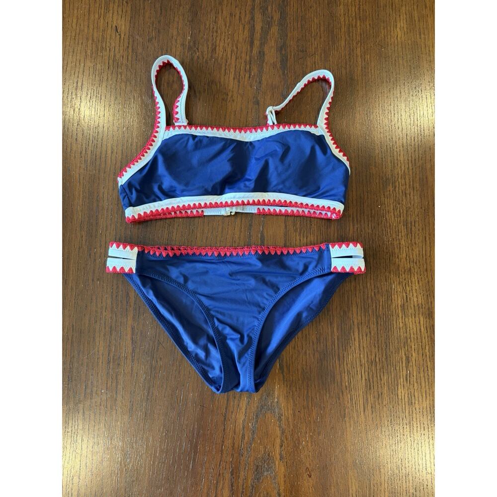 Vineyard Vines Red White And Blue Americana Bikini Top XS Bottoms Small